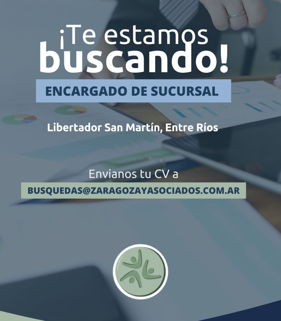 SELECCION DE PERSONAL – ENCARGADO DE SUCURSAL