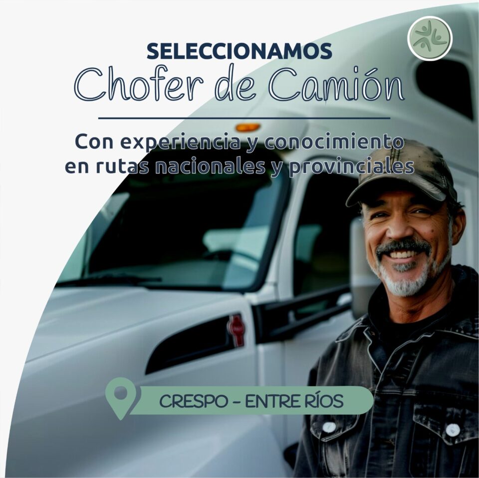 Selección de personal – Chófer