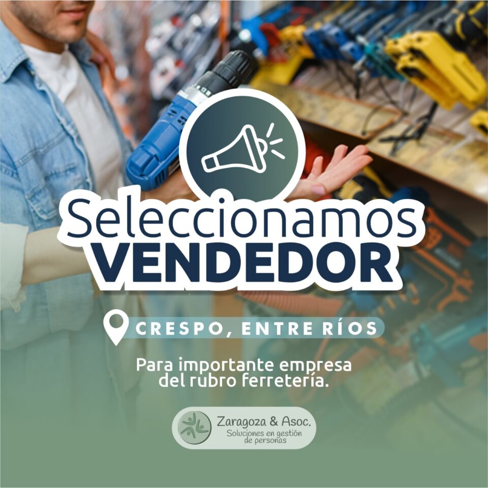 Selección de personal – Vendedor