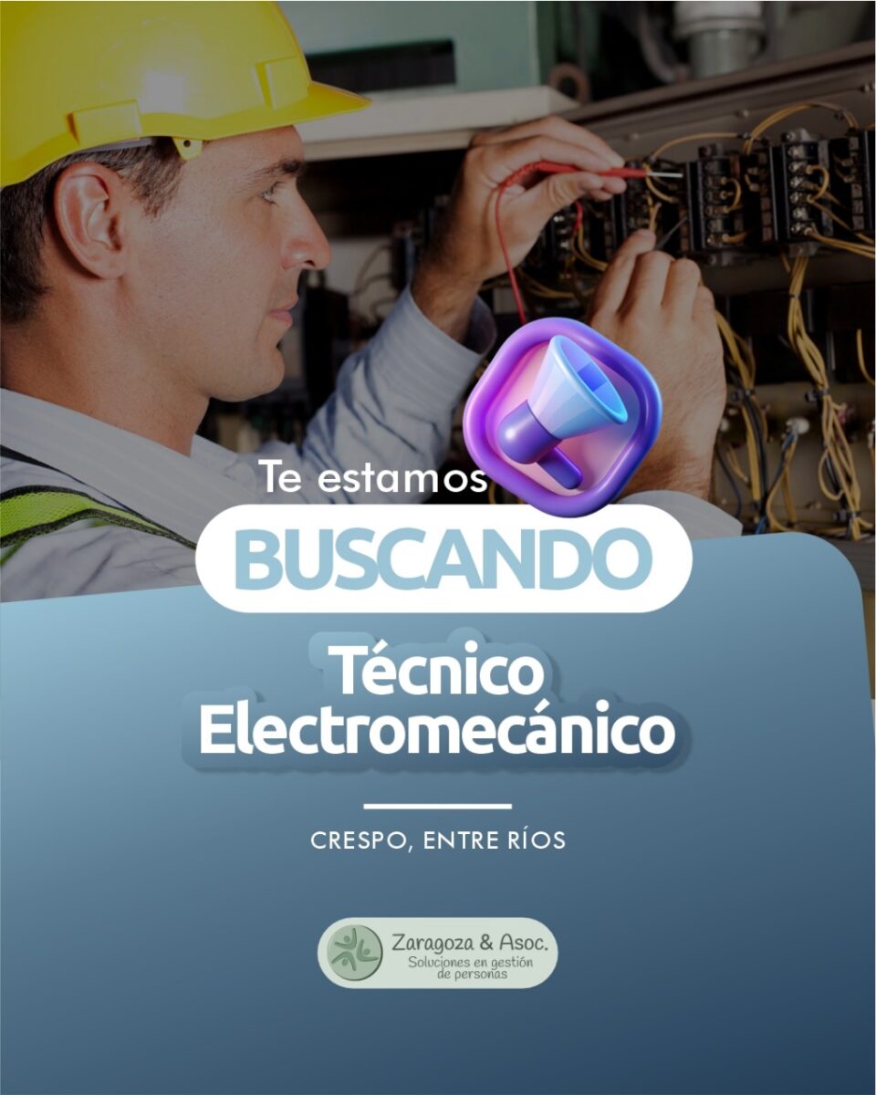 Selección de personal – Técnico Electromecánico