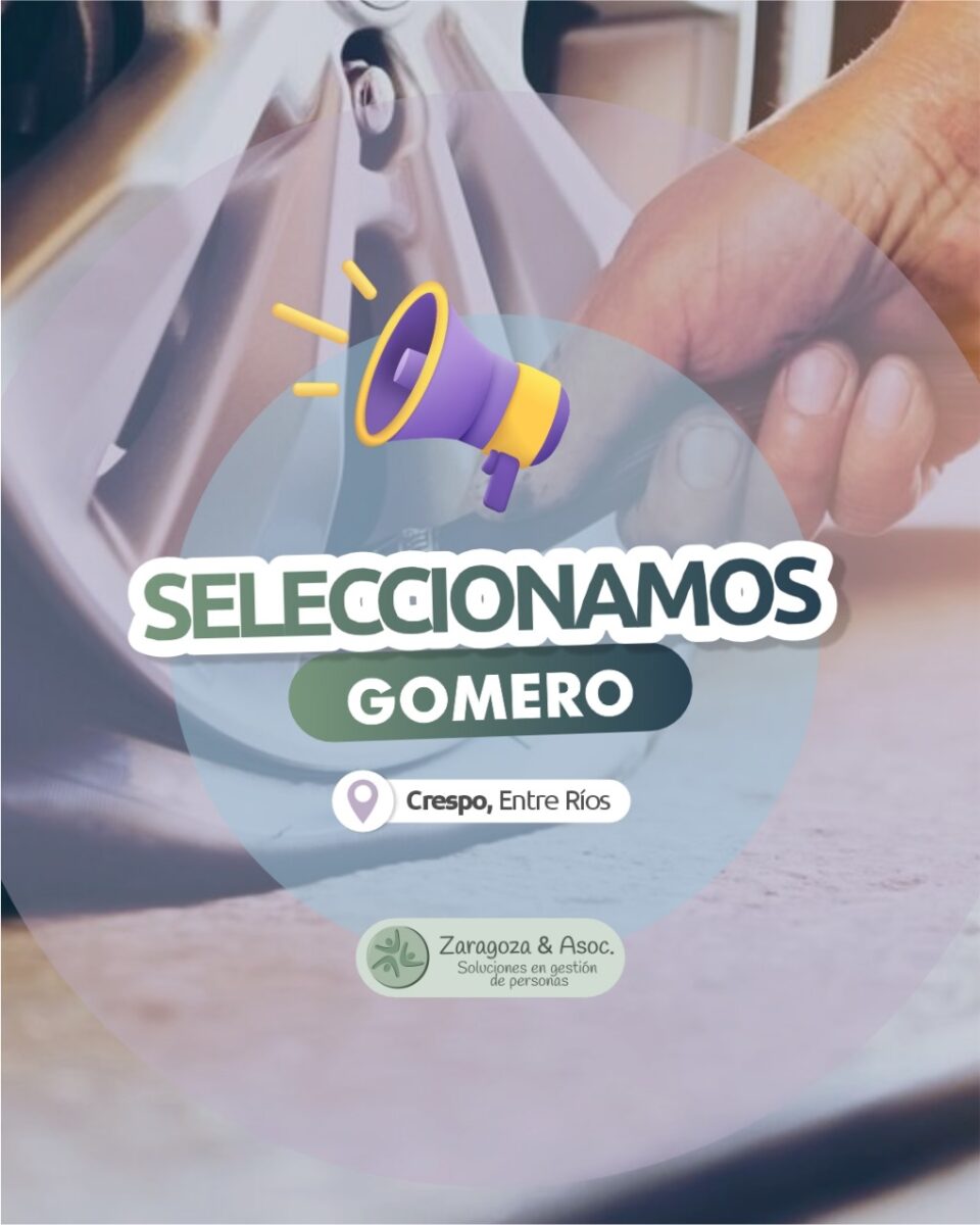 Selección de personal –  Gomero