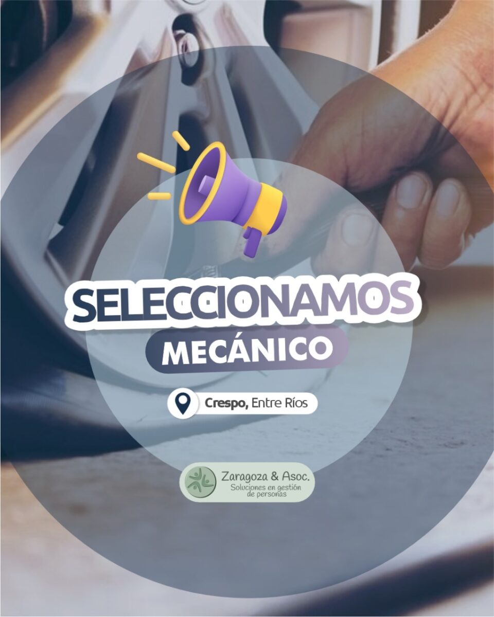 Selección de personal – Mecánico