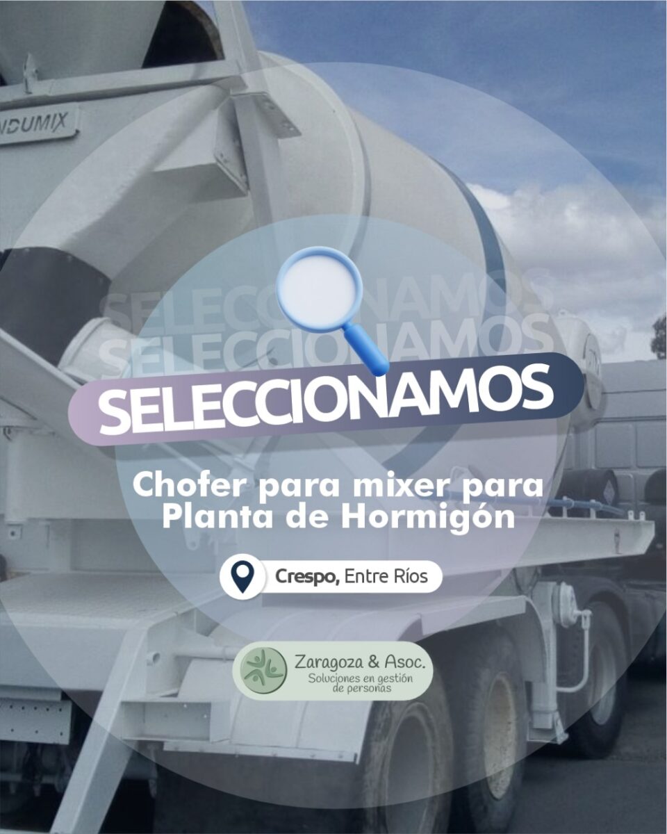 Chofer de mixer para  Planta de Hormigón