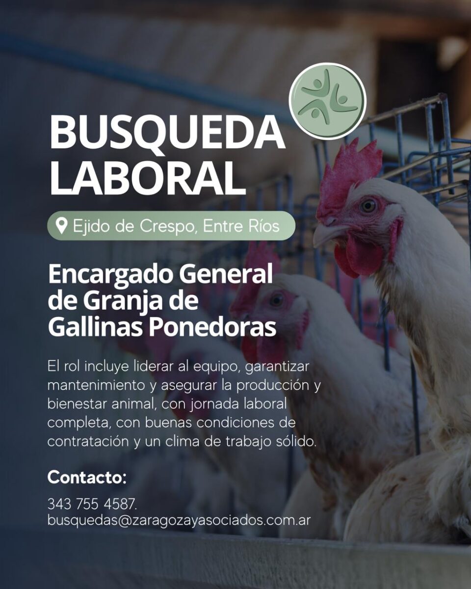 Selección de personal – Encargado de granja avicola